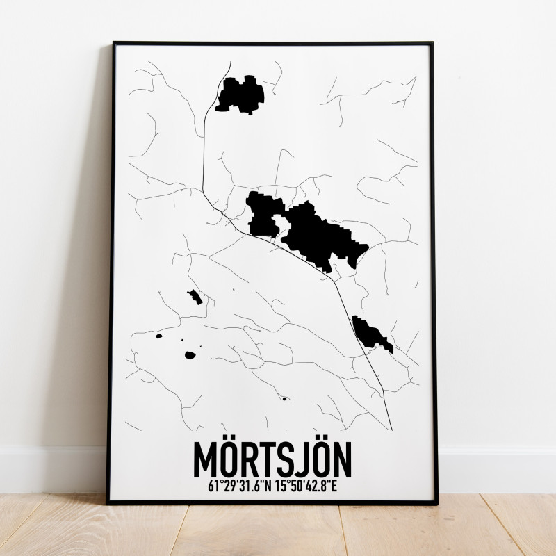 Mörtsjön Karta