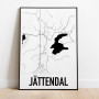 Jättendal Karta