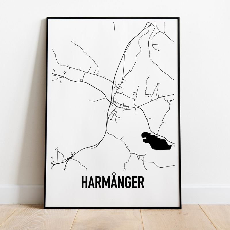 Harmånger Karta