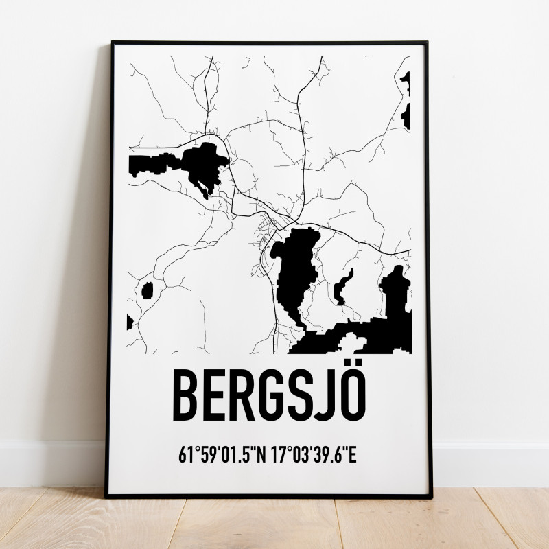 Bergsjö Karta