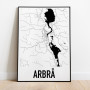 Arbrå Karta