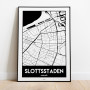 Slottsstaden Malmö Urban Karta
