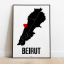 Beirut Heart Poster
