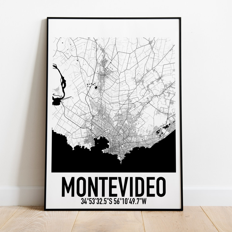 Montevideo Karta