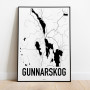 Gunnarskog Karta
