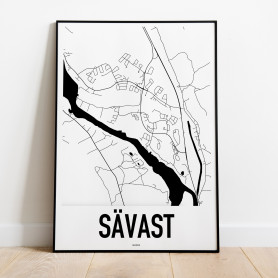 Sävast Karta