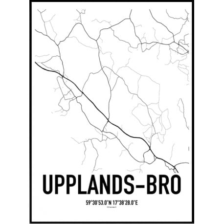 Upplands-Bro Karta 