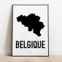Belgien Karta