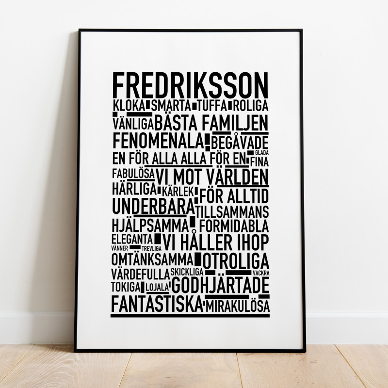 Fredriksson Poster