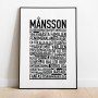 Månsson Poster