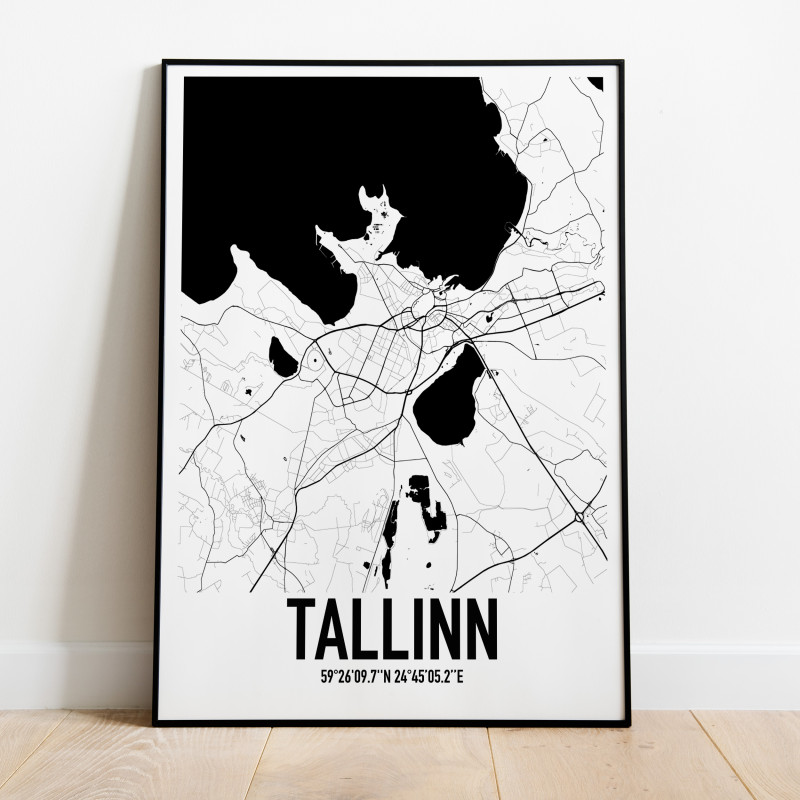 Tallinn Karta Poster