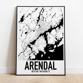 Arendal Karta