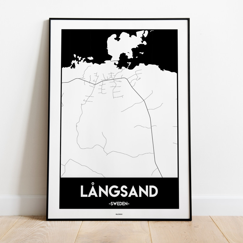 Långsand Urban Karta