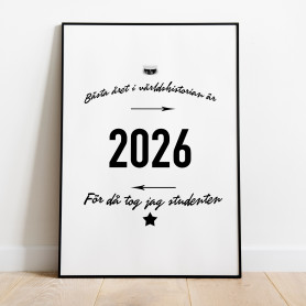 2026 Bästa året Student Poster