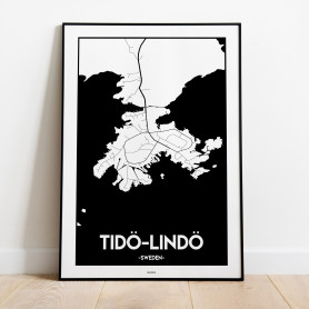 Tidö-Lindö Urban Karta