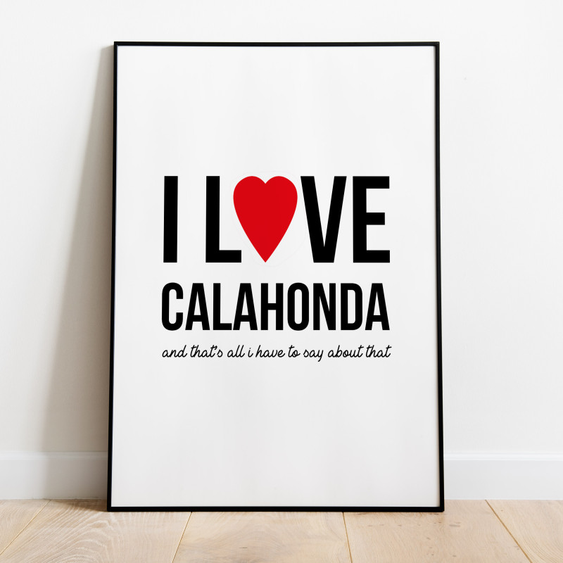 I Love Calahonda Poster