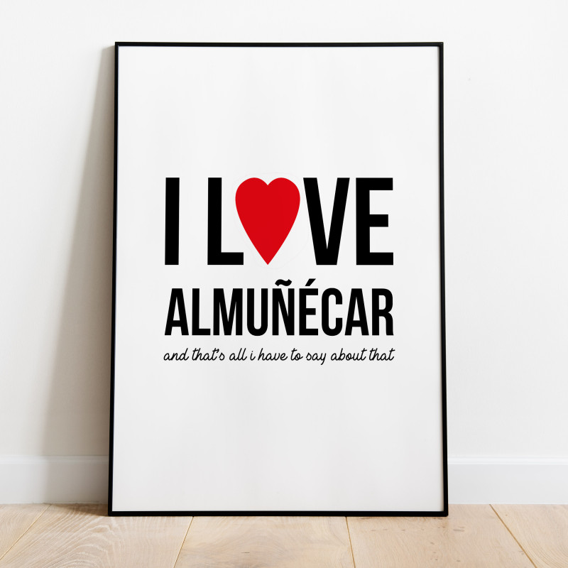 I Love Almunecar Poster