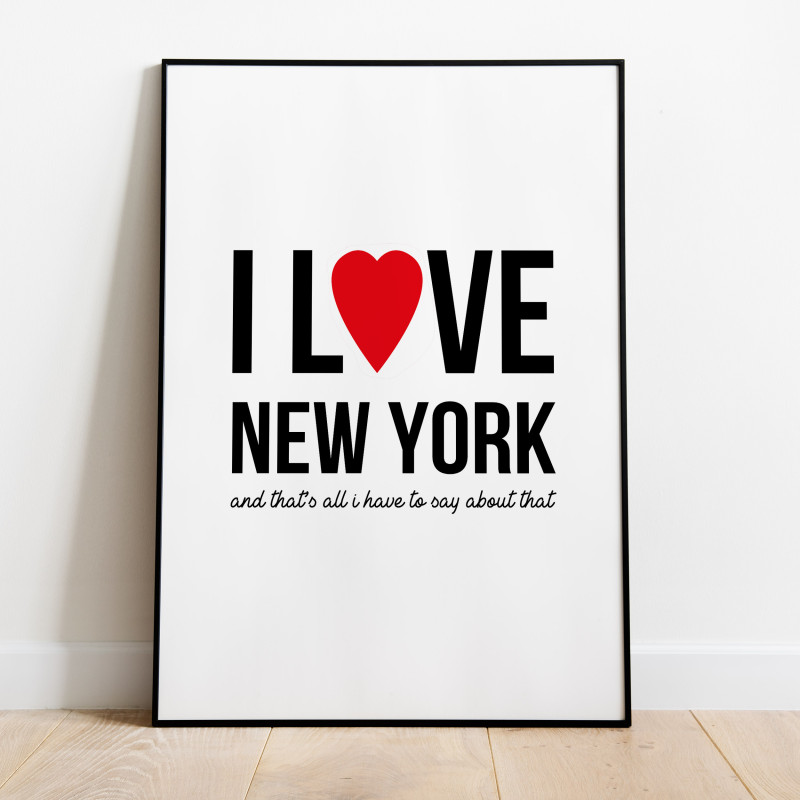 I Love New York Red