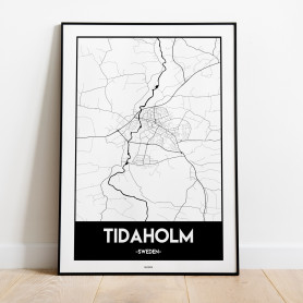 Tidaholm Urban Karta