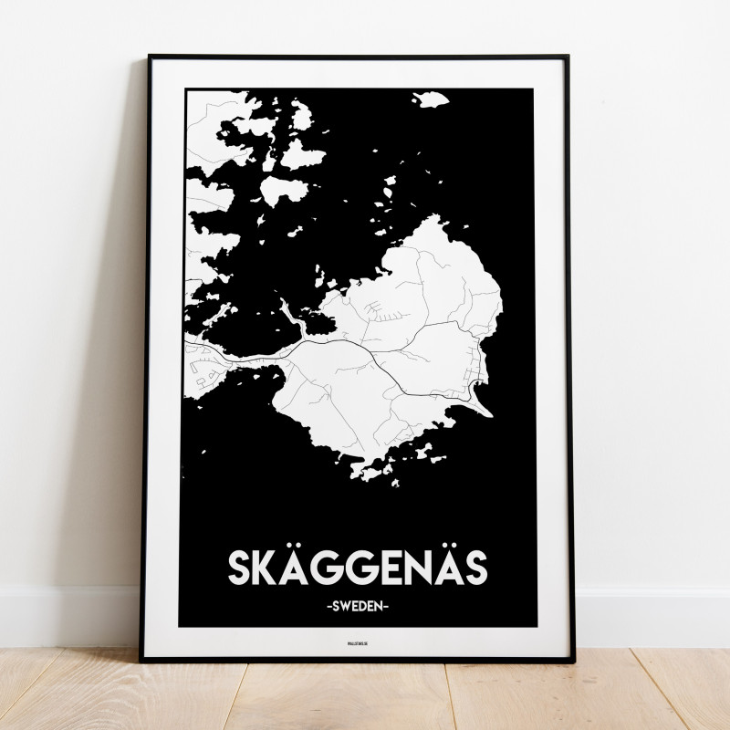 Skäggenäs Urban Karta