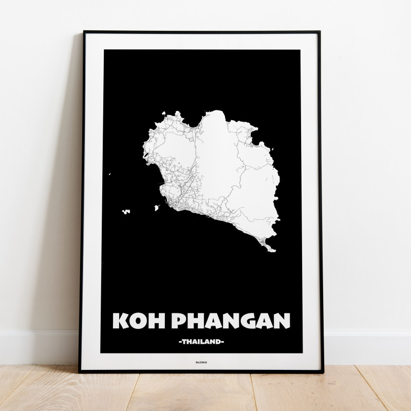 Koh Phangan Urban Karta