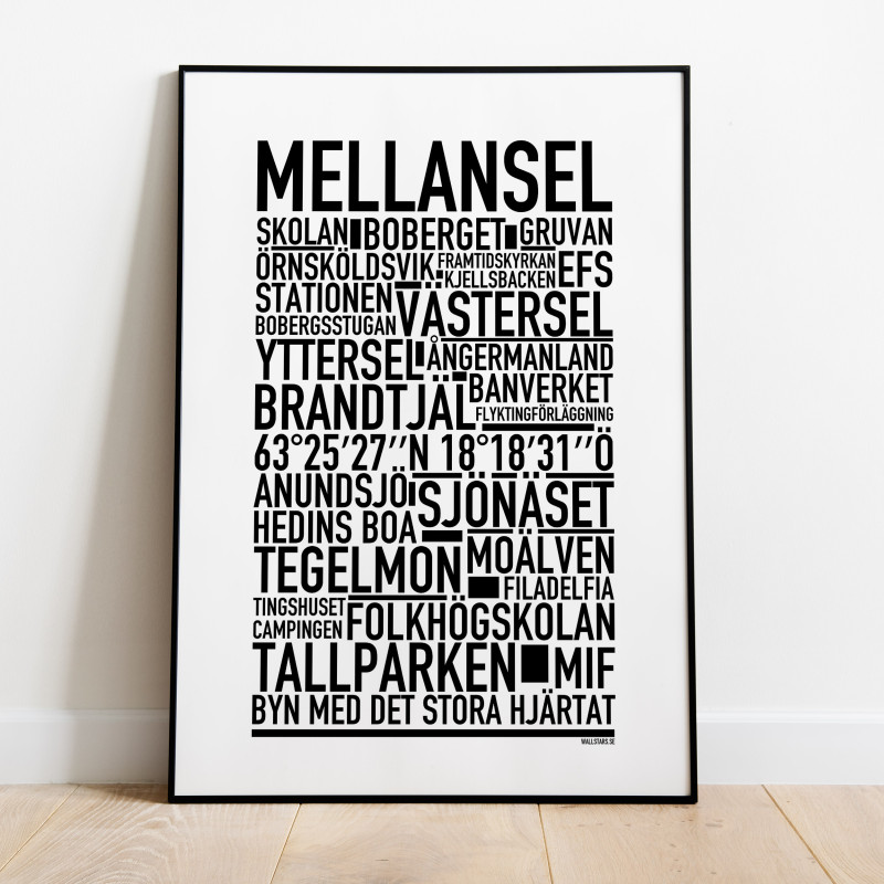 Mellansel Poster