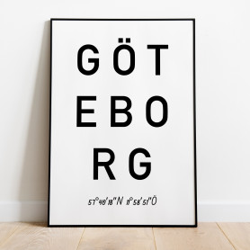 Göteborg Optik Poster