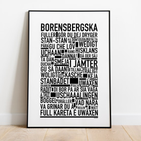 Borensbergska Poster