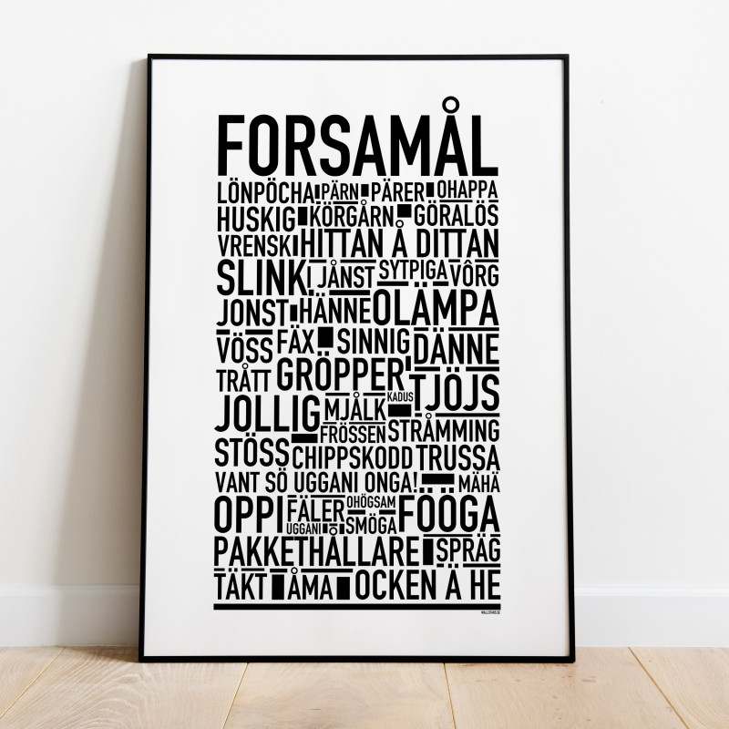 Forsamål Poster