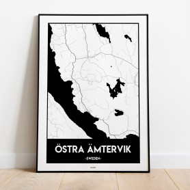 Östra Ämtervik Urban Karta