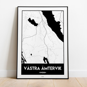 Västra Ämtervik Urban Karta