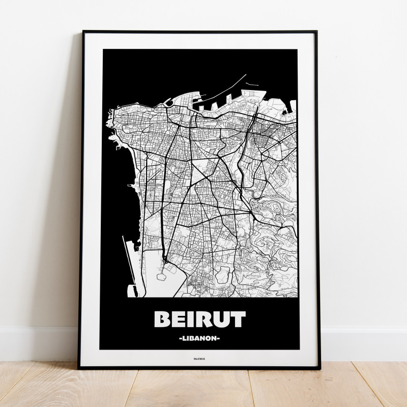 Beirut Urban Karta