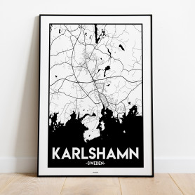 Karlshamn Urban Poster