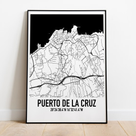 Puerto de la Cruz Karta