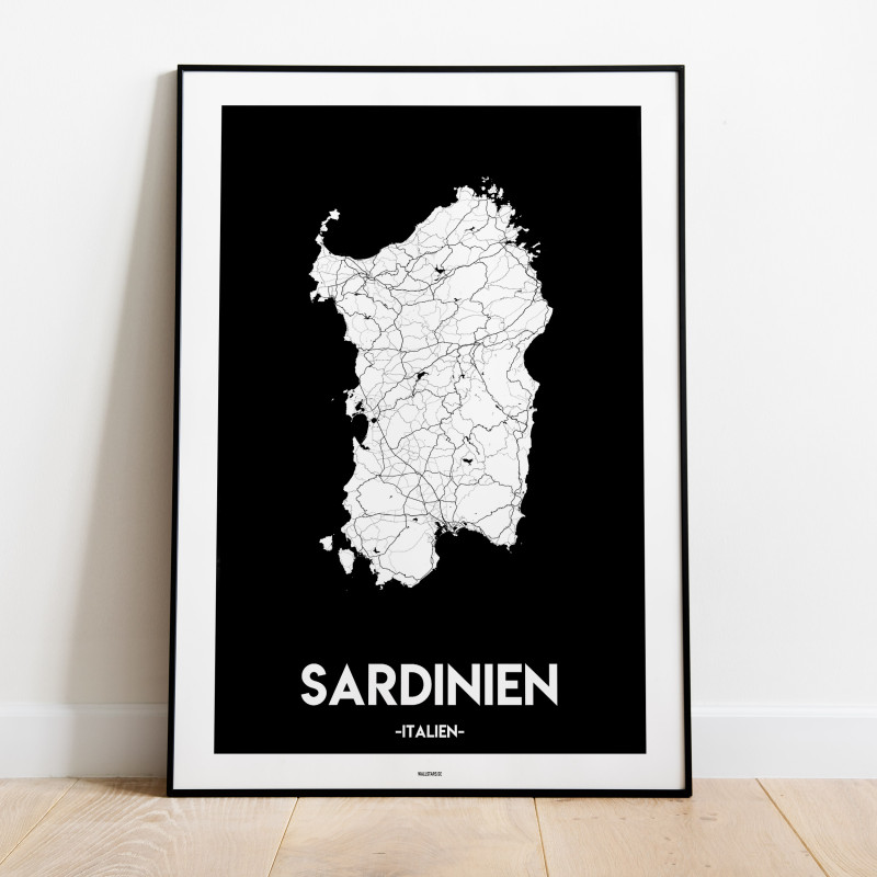 Sardinien Urban Karta