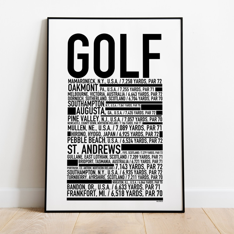 Golf Poster
