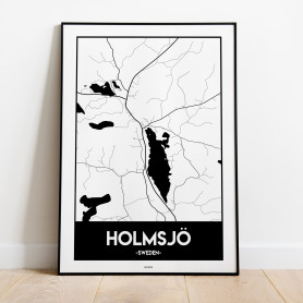 Holmsjö Urban Karta