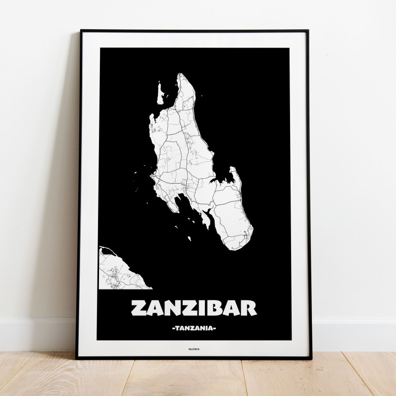 Zanzibar Urban Karta