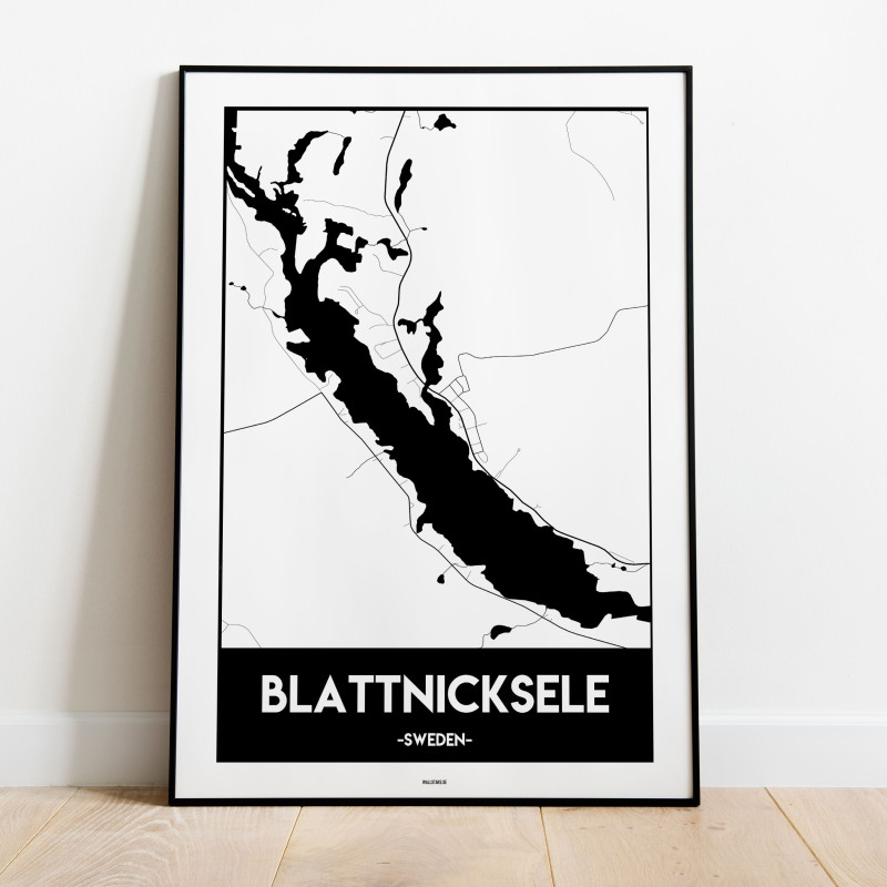 Blattnicksele Urban Karta