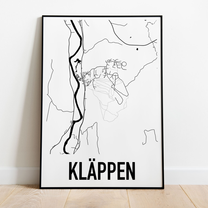 Kläppen Karta