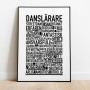 Danslärare Poster
