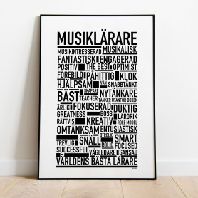 Musiklärare Poster