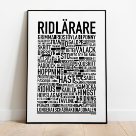 Ridlärare Poster