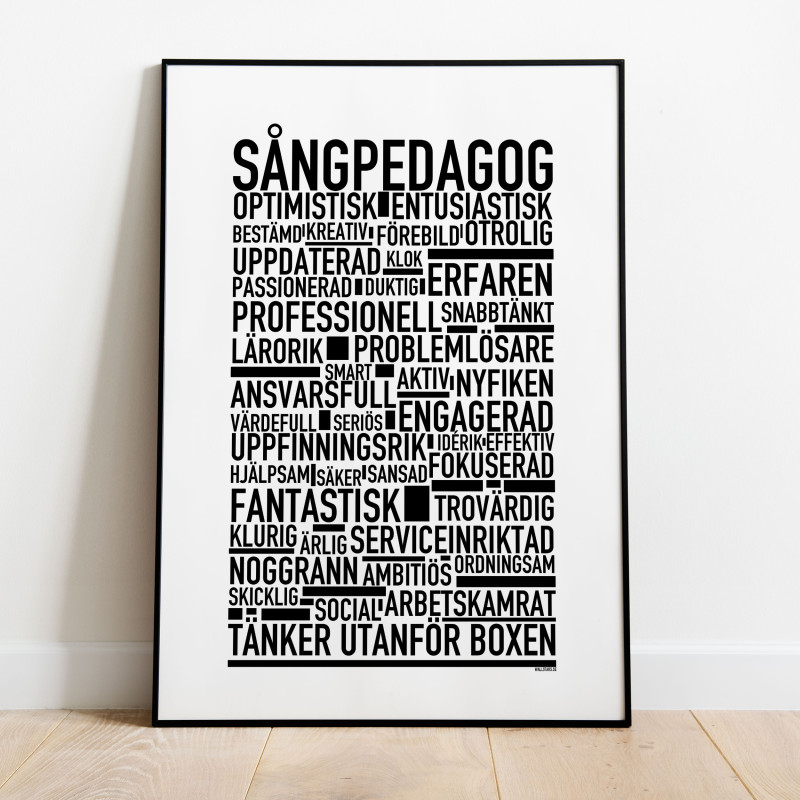 Sångpedagog Poster