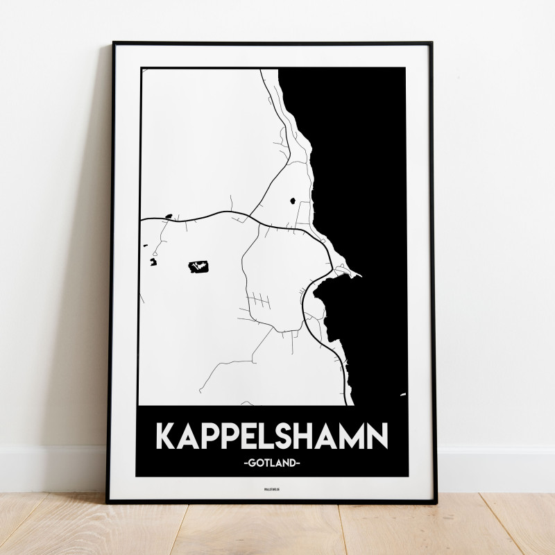 Kappelshamn Gotland Urban Karta