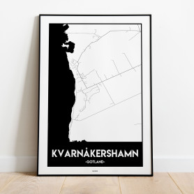 Kvarnåkershamn Gotland Urban Karta