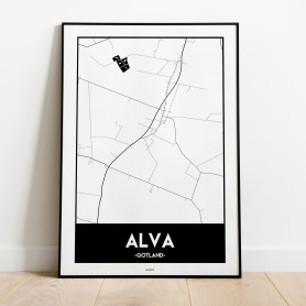 Alva Gotland Urban Karta