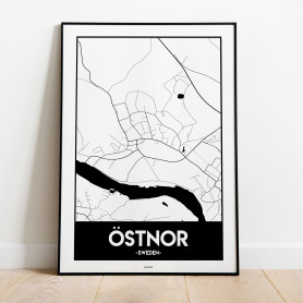 Östnor Mora Urban Karta