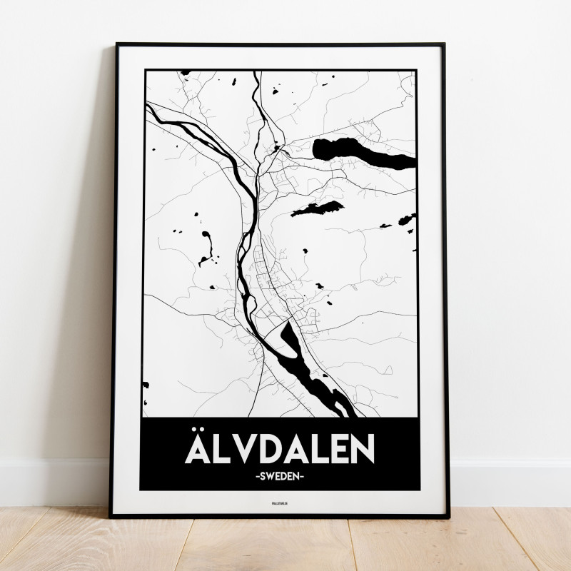 Älvdalen Urban Karta