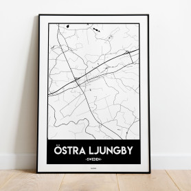Östra Ljungby Urban Karta